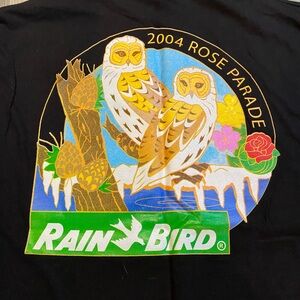 Vtg 2004  Tournament Of The Roses Parade Bowl Black T-Shirt Size XL